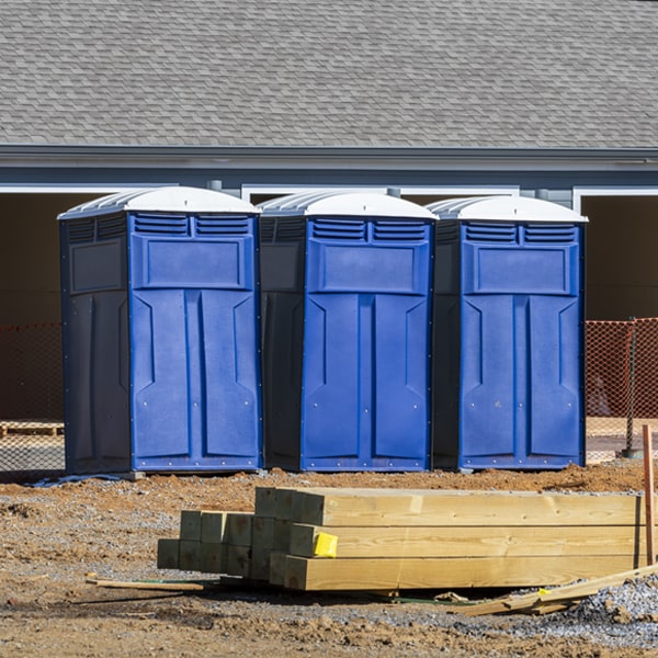 are there any additional fees associated with porta potty delivery and pickup in Barr